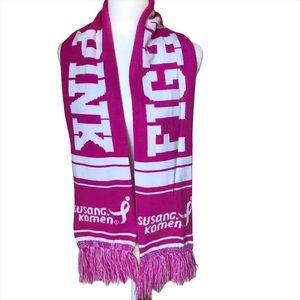 Scarf 🧣 Pink Susan G Komen Fight in Pink Size:OS